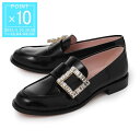 【11/25限定!当選確率1/2!MAX300%POINT BACK!※要エントリー】ロジェヴィヴィエ ROGER VIVIER ローファー ブラック レディー...