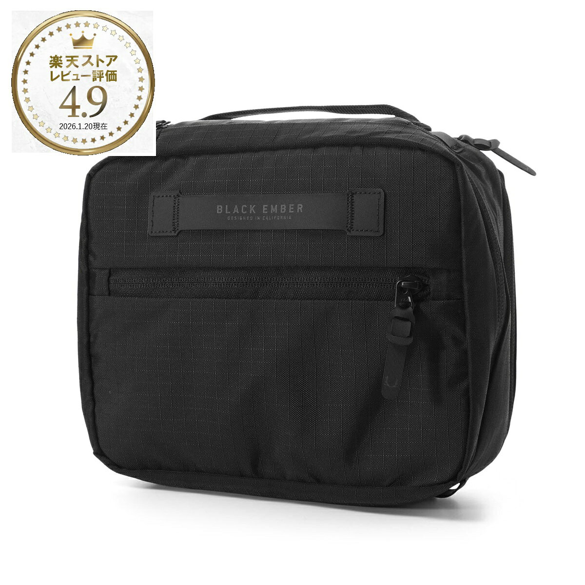 Rakuten - ブラックエンバー BLACK EMBER ガジェットポーチ バッグインバッグ トラベルポーチ ブラック メンズ boarding kit mini jetblack BOARDING KIT MINI【返品送料無料】