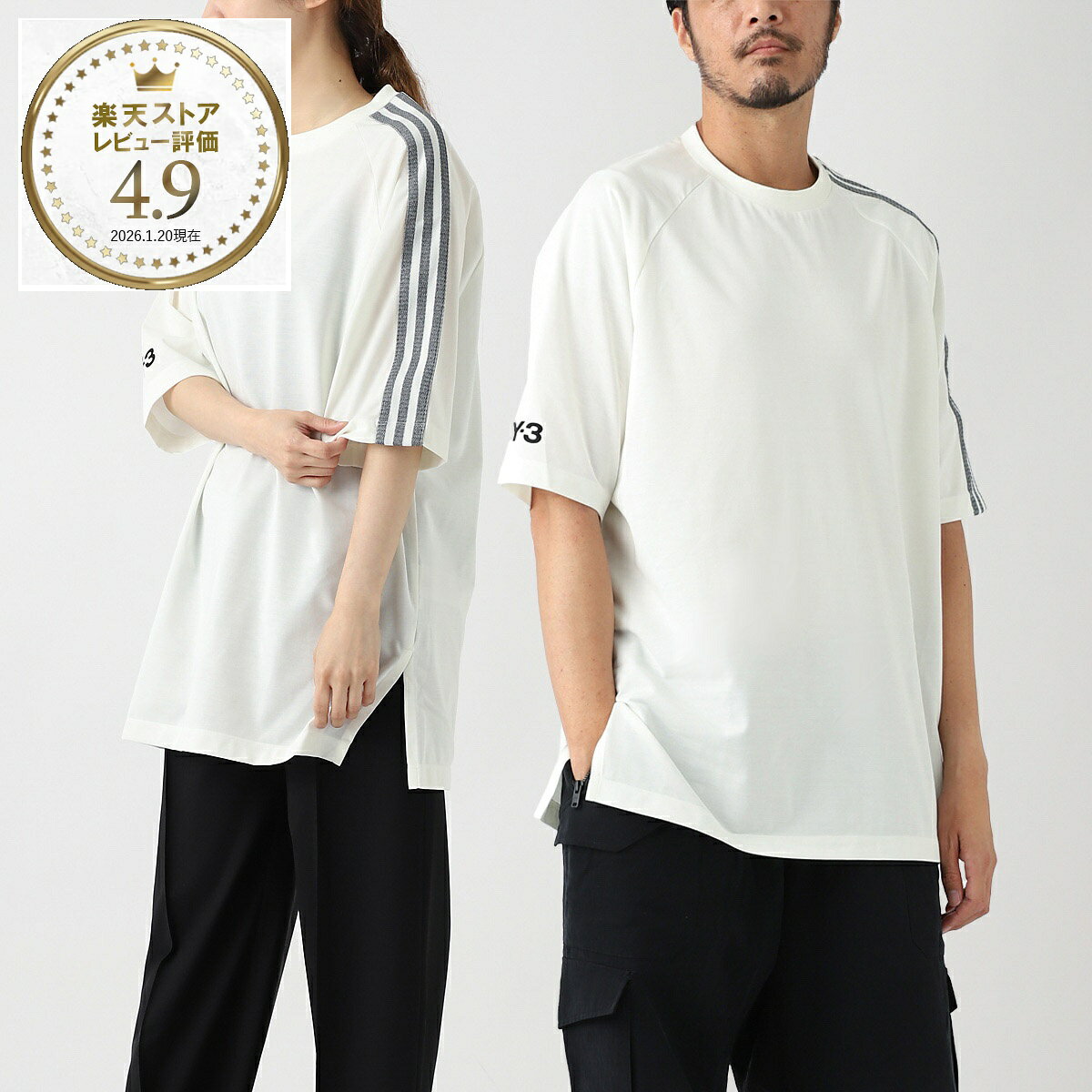 �磻���꡼ Y-3 ���롼�ͥå�T����� �ۥ磻�� ��� ��ǥ����� iv5625 offwhite 3S SS TEE����������̵����