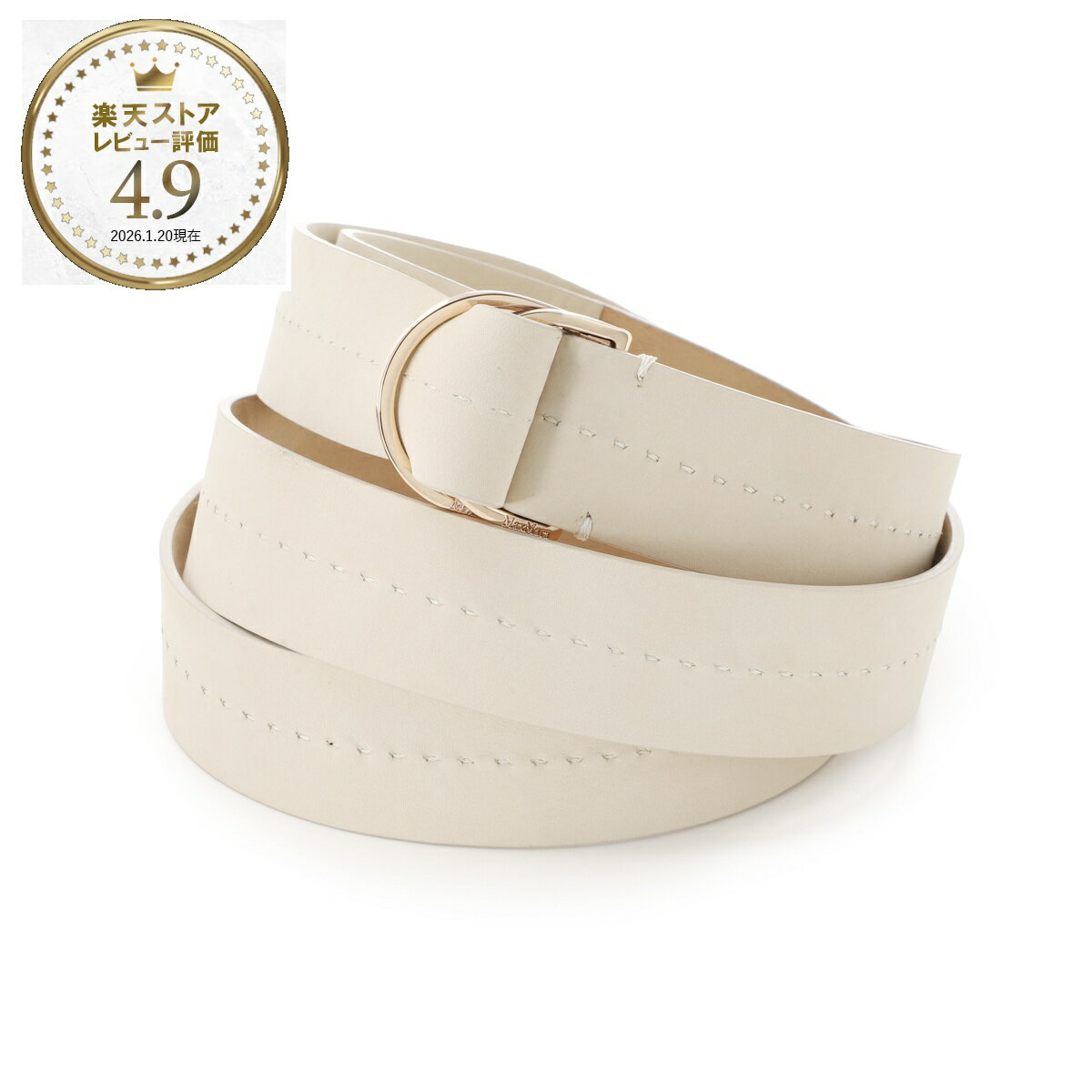 樂天商城 - 【アウトレット】マックスマーラ Max Mara ベルト ホワイト レディース doubletwist40 2524506022600 001 DOUBLETWIST40【返品送料無料】