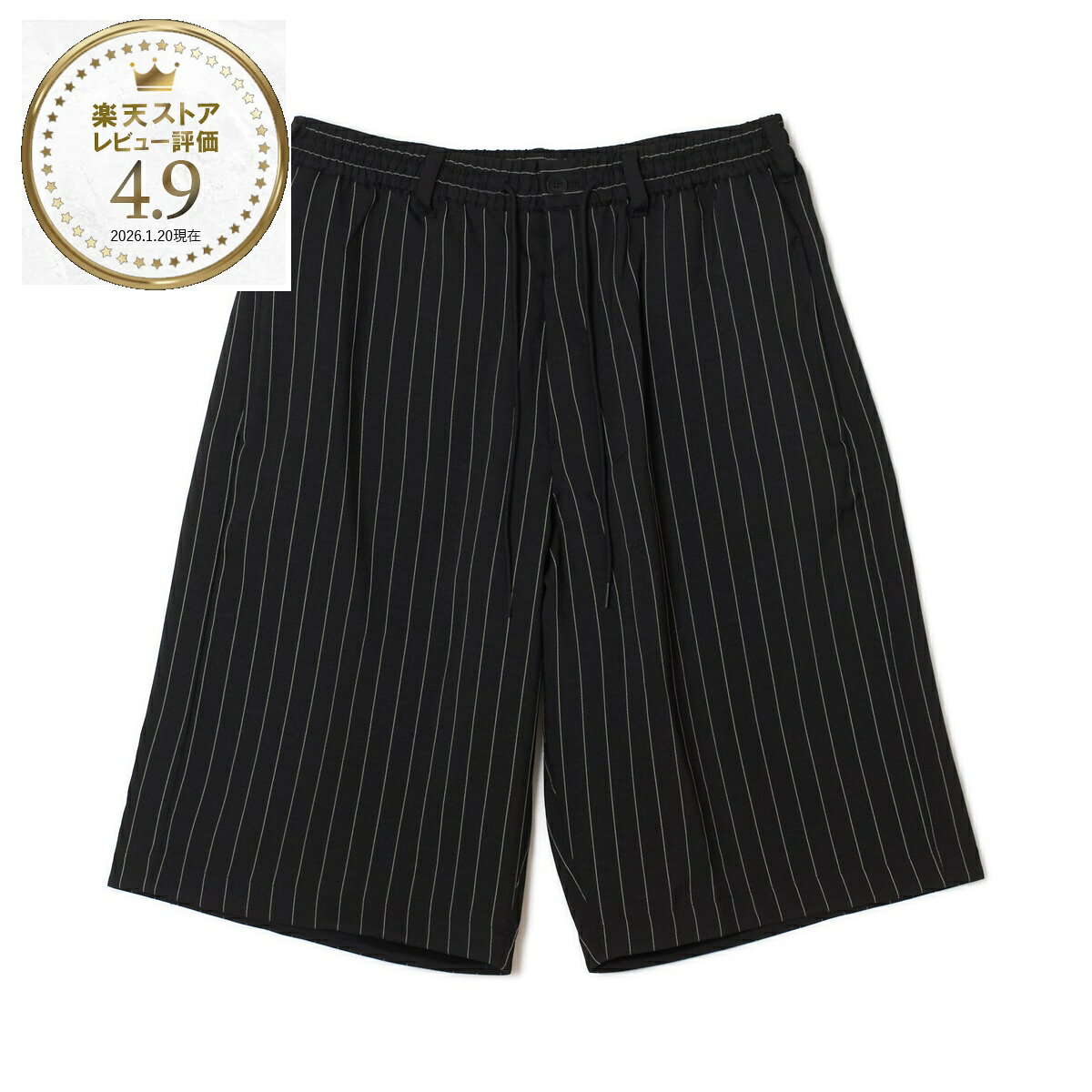 ワイスリー Y-3 ハーフパンツ ショーツ ブラック メンズ kr1690 black Y-3 PINSTRIPE SPORT UNIFORM SHORTS【返品送料無料】[2026SS]