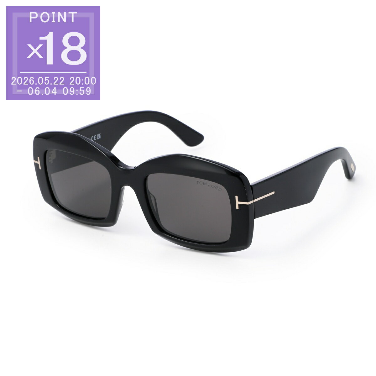 Rakuten - トムフォード TOM FORD サングラス ブラック レディース ft1218 01a VENETIA【返品送料無料】