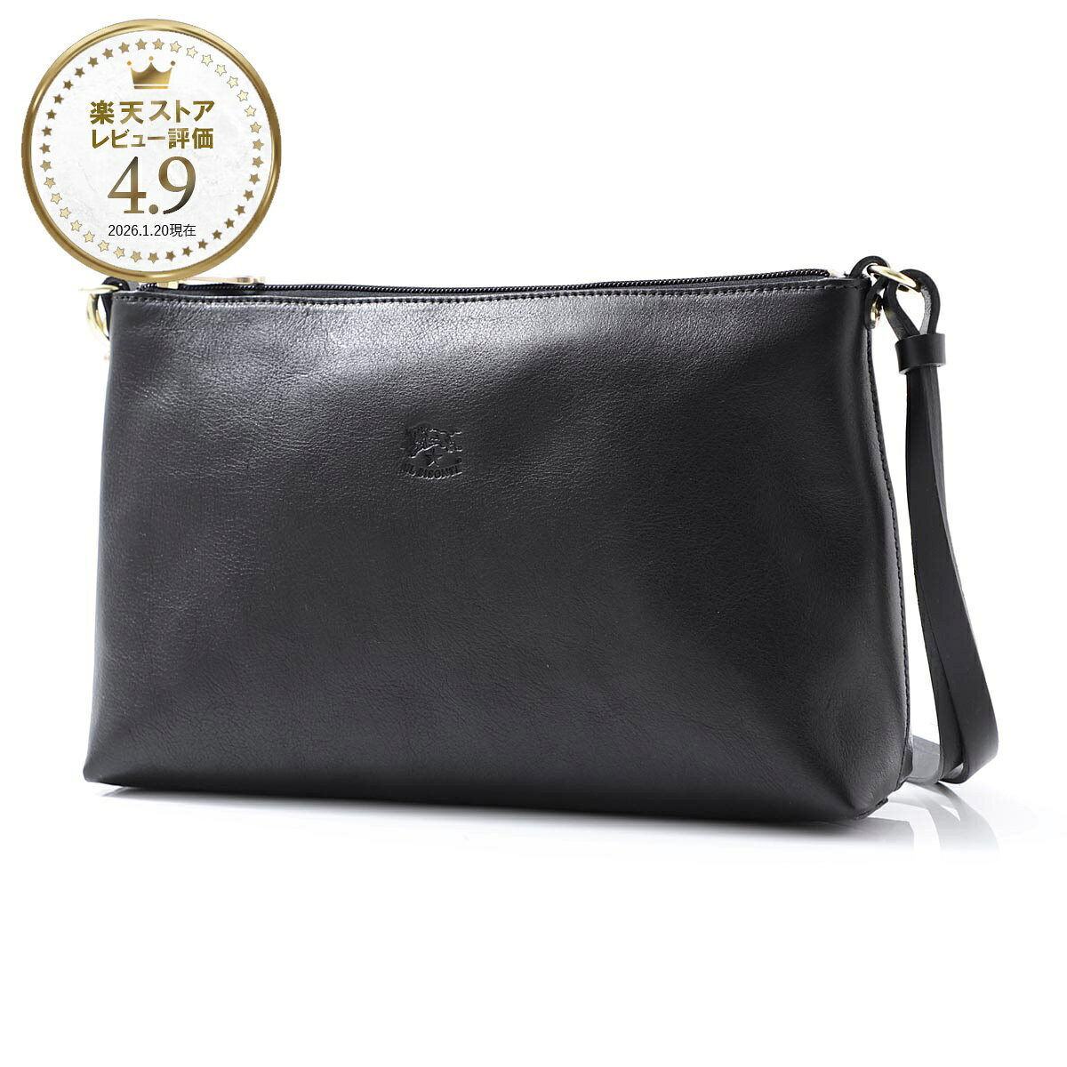 イルビゾンテ IL BISONTE ショルダーバッグ レディース bsh092 pvx001 bk190b nero【返品送料無料】