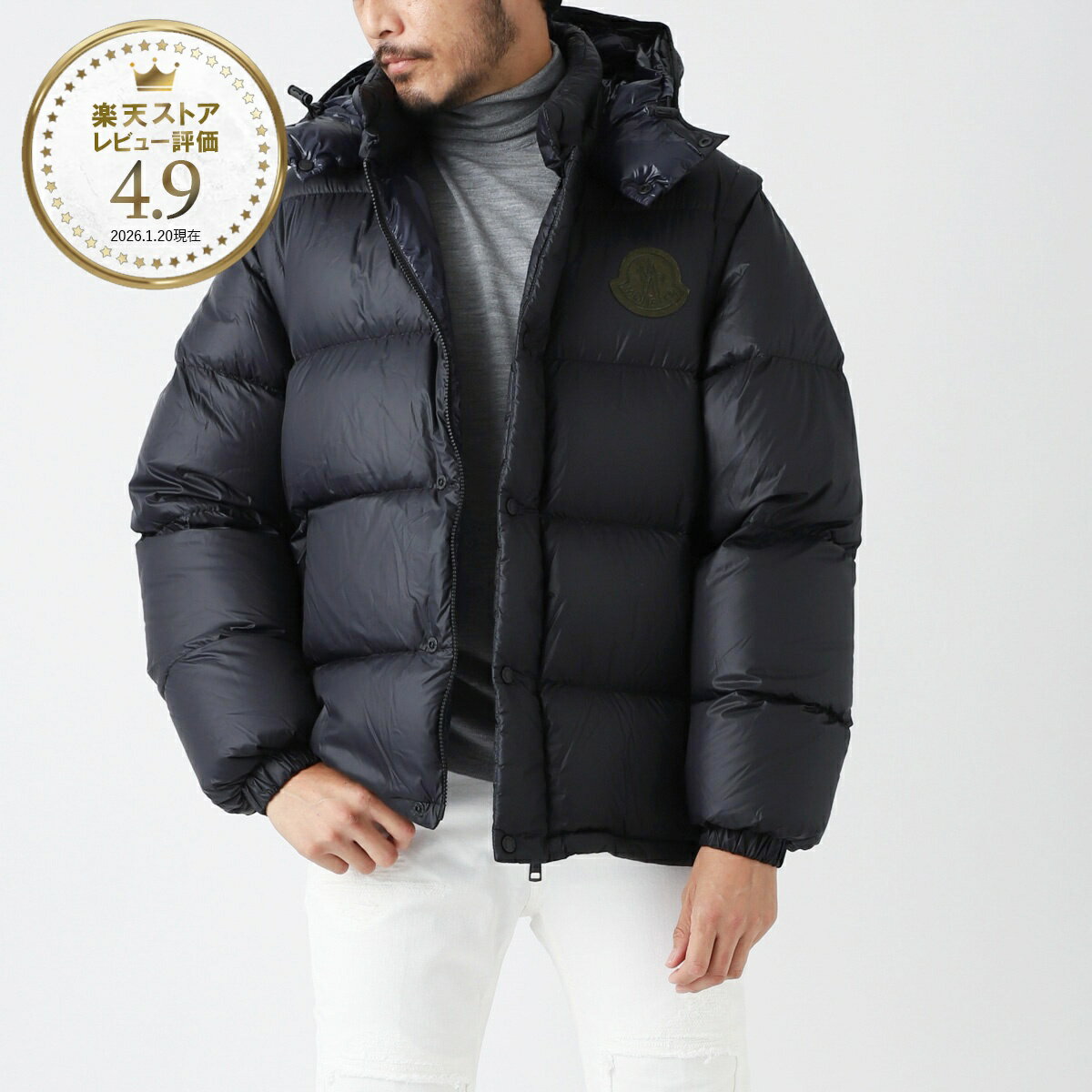 Rakuten - ★最大300%ポイント還元! 確率1/2! 6/10限定!※要エントリー モンクレール MONCLER ダウンジャケット ブルー メンズ 大きいサイズあり cyclone 1a00022 596rd 997 CYCLONE サイクロン【返品送料無料】