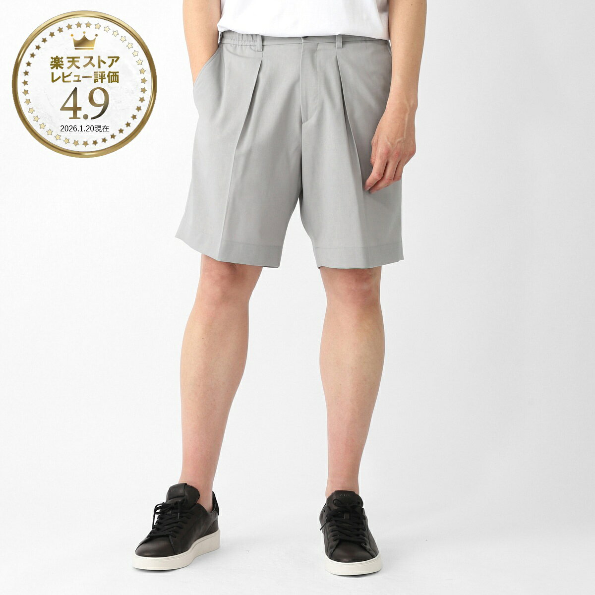 樂天商城 - ビーエイブル BE ABLE ショートパンツ グレー メンズ havier mt grigio HAVIER 【国内正規品】【返品送料無料】[2026SS]