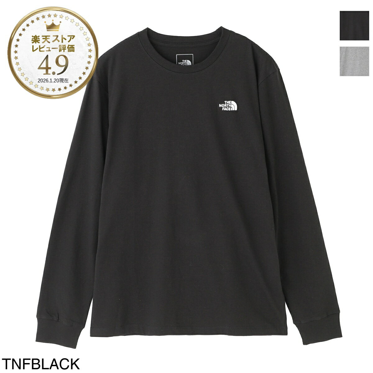 樂天商城 - ノースフェイス THE NORTH FACE クルーネック 長袖Tシャツ ロングスリーブTシャツ メンズ M EVOLUTION EMB LONG SLEEVE TEE【返品送料無料】
