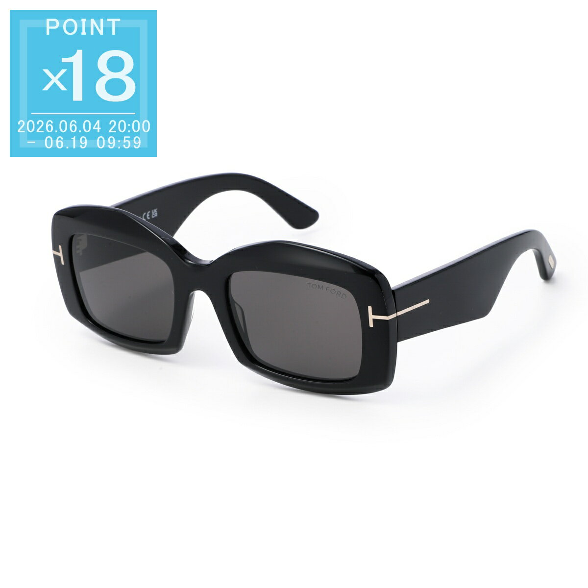 Rakuten - ★最大300%ポイント還元! 確率1/2! 6/10限定!※要エントリー トムフォード TOM FORD サングラス ブラック レディース ft1218 01a VENETIA【返品送料無料】