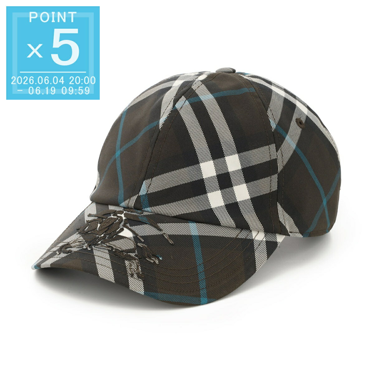 Rakuten - 【6/5限定!当選確率1/2!MAX300%POINT BACK!※要エントリー】バーバリー BURBERRY ベースボールキャップ マルチカラー メンズ レディース 8094790 snugipcheck【返品送料無料】