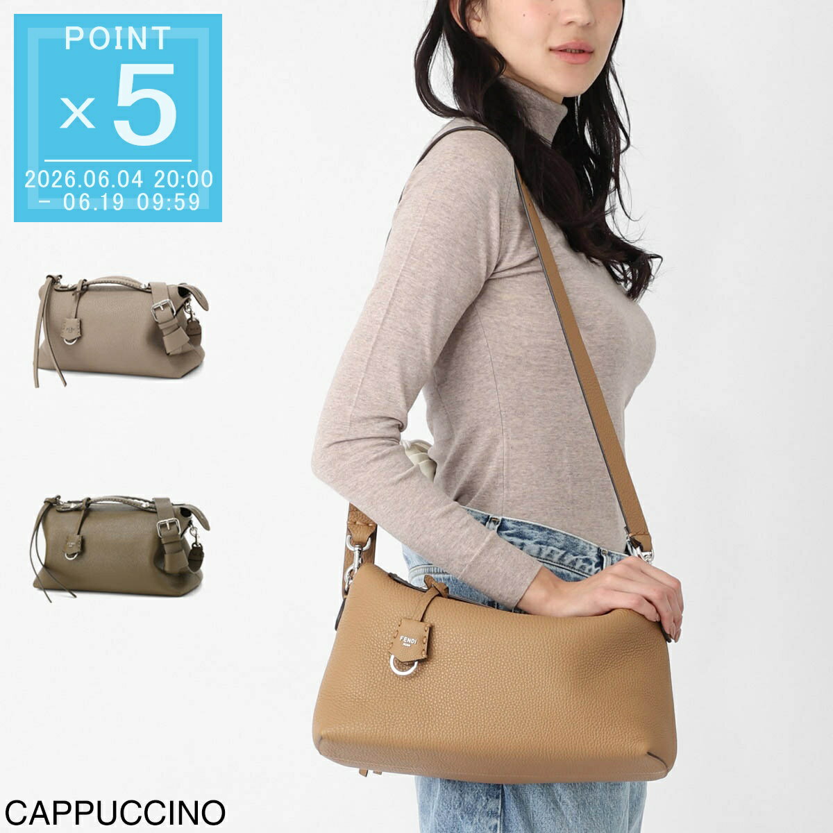 乐天商城 - フェンディ FENDI ボストンバッグ 2WAY レディース 8bl156 asu2 f1f2w BY THE WAY SELLERIA LARGE【返品送料無料】