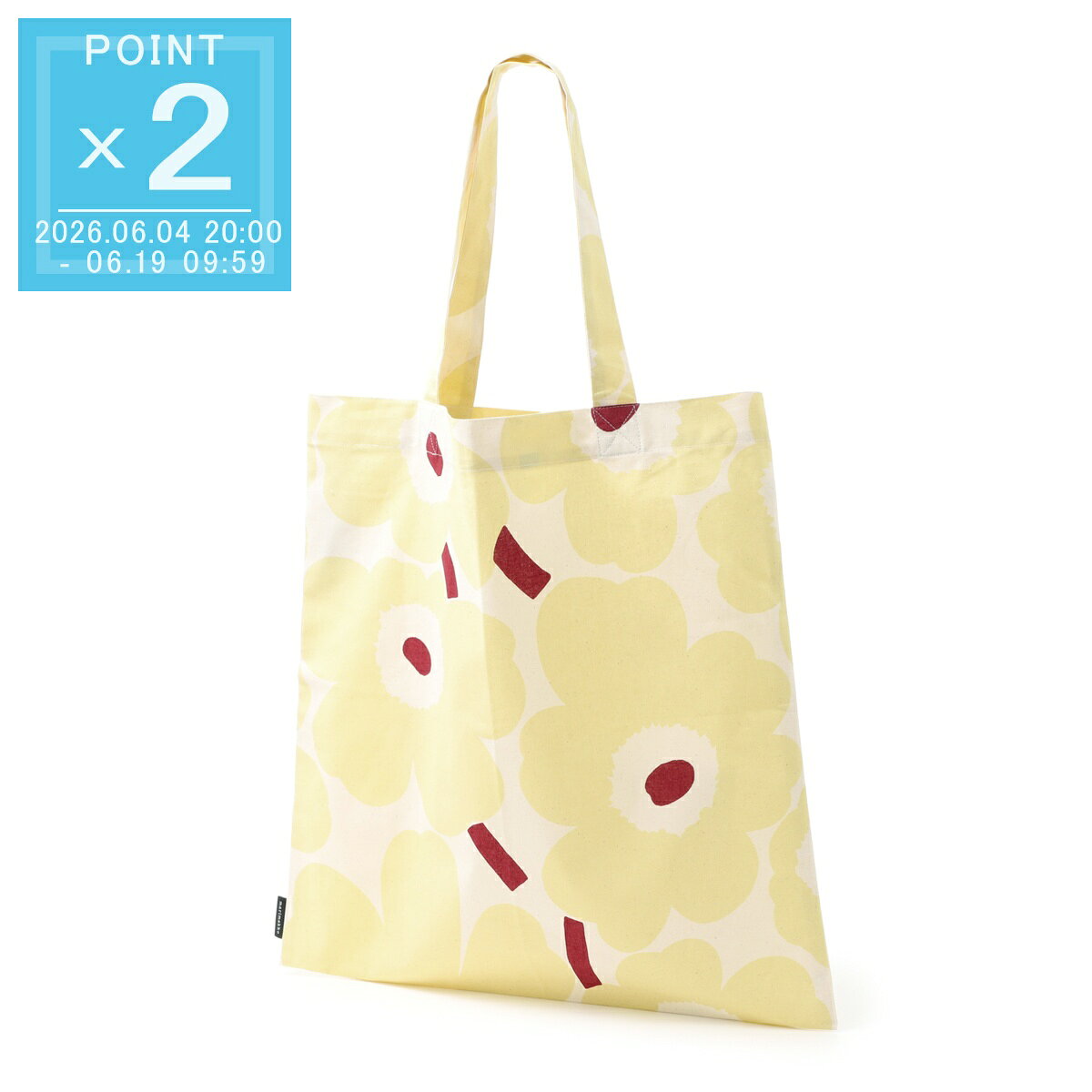 Rakuten - 【アウトレット】『ネコポス対応(3点まで)』マリメッコ marimekko トートバッグ イエロー レディース 073013 282 PIENI UNIKKO【返品送料無料】