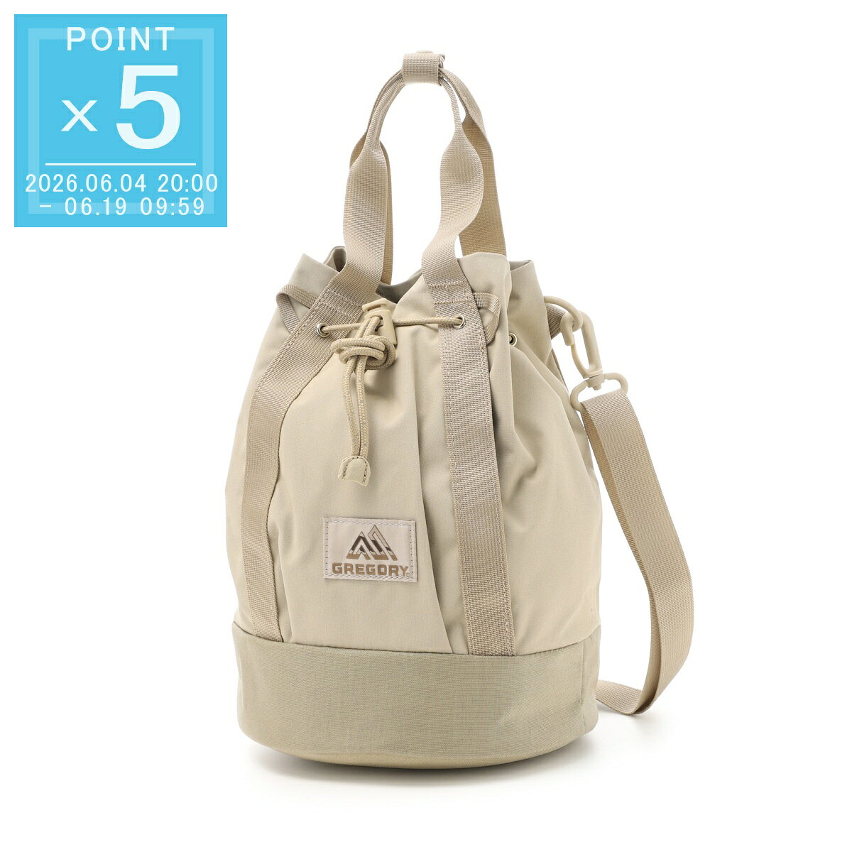 Rakuten - グレゴリー GREGORY ショルダーバッグ 2WAY バケットバッグ ベージュ メンズ 131369 1775 sand LADYBIRD 2WAY BUCKET レディーバード 2ウェイバケット【返品送料無料】[2026SS]