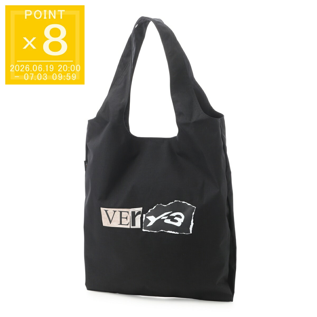 樂天商城 - ワイスリー Y-3 トートバッグ ブラック メンズ kd0182 black Y-3 GRAPHIC TOTE グラフィック トート【返品送料無料】[2026SS]