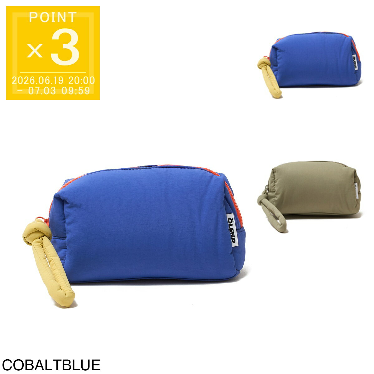 樂天商城 - オレンド OLEND ポーチ レディース makeup bag cobaltblue MAKEUP BAG【返品送料無料】