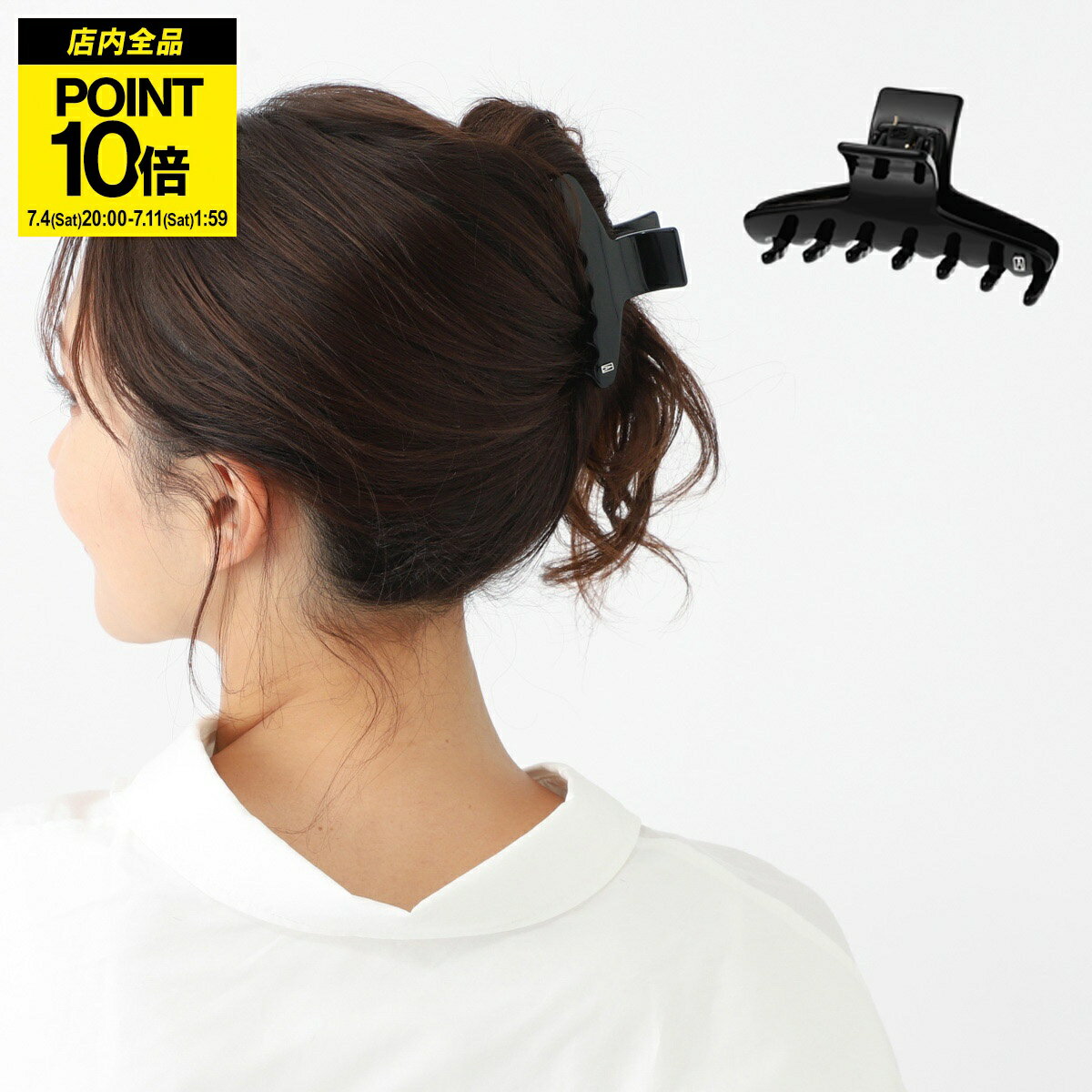 アレクサンドルドゥパリ ALEXANDRE DE PARIS マウンテンヘアクリップ ブラック レディース accm 17874 02 n TIMELESS LES CLASSIQUES CLICHY PINCE MEDIUM