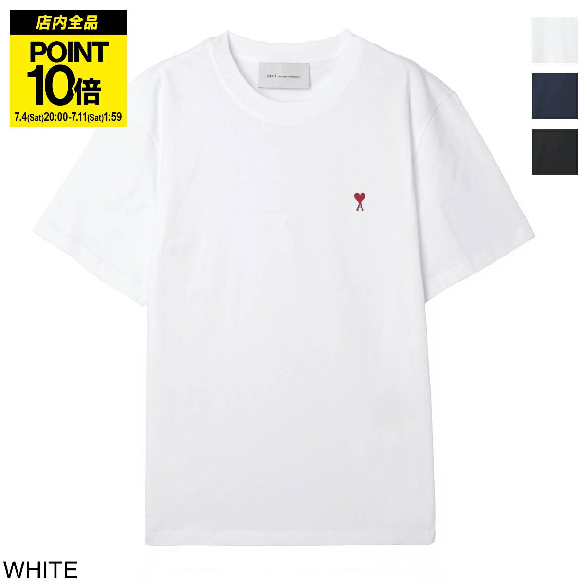 楽天市場】ami paris（サイズ（S/M/L）M）（Tシャツ・カットソー