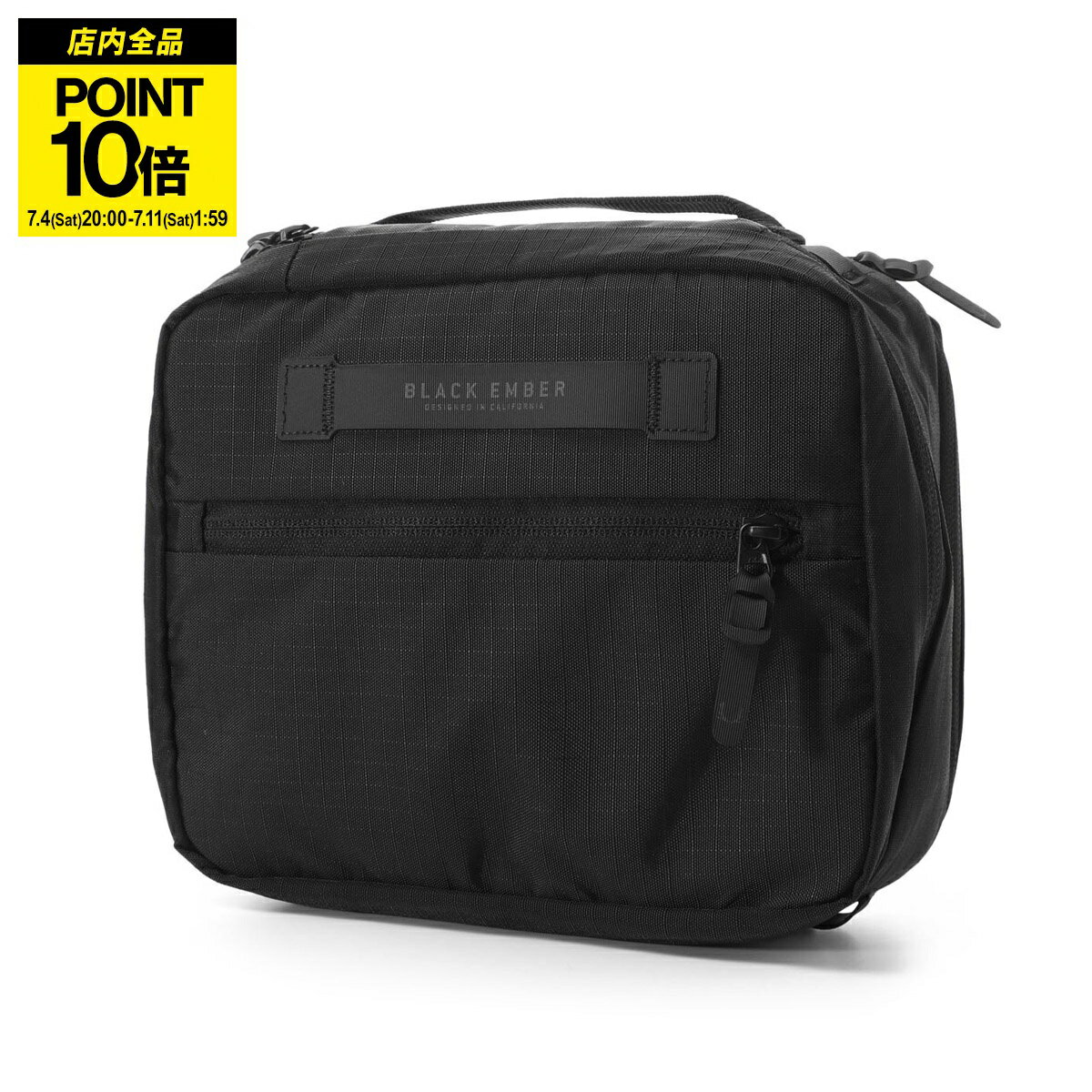 ブラックエンバー BLACK EMBER ガジェットポーチ バッグインバッグ トラベルポーチ ブラック メンズ boarding kit mini jetblack BOARDING KIT MINI