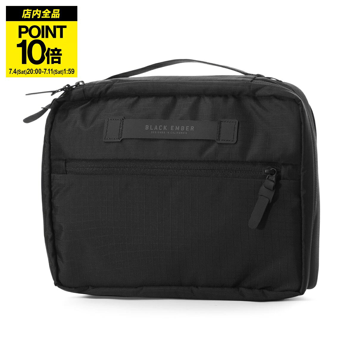 ブラックエンバー BLACK EMBER ガジェットポーチ バッグインバッグ トラベルポーチ ブラック メンズ boarding kit jetblack BOARDING KIT