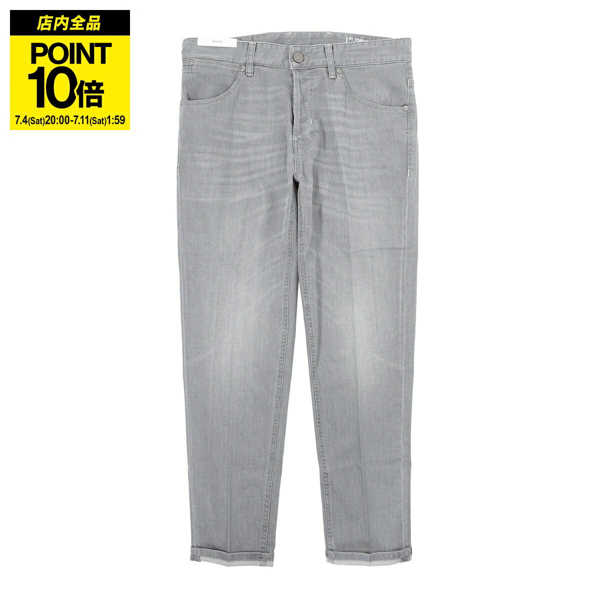 ピーティートリノデニム PT TORINO DENIM ボタンフライジーンズ グレー メンズ c5tj05b20bas tx06 mk19 REGGAE MUST TAPERED FIT