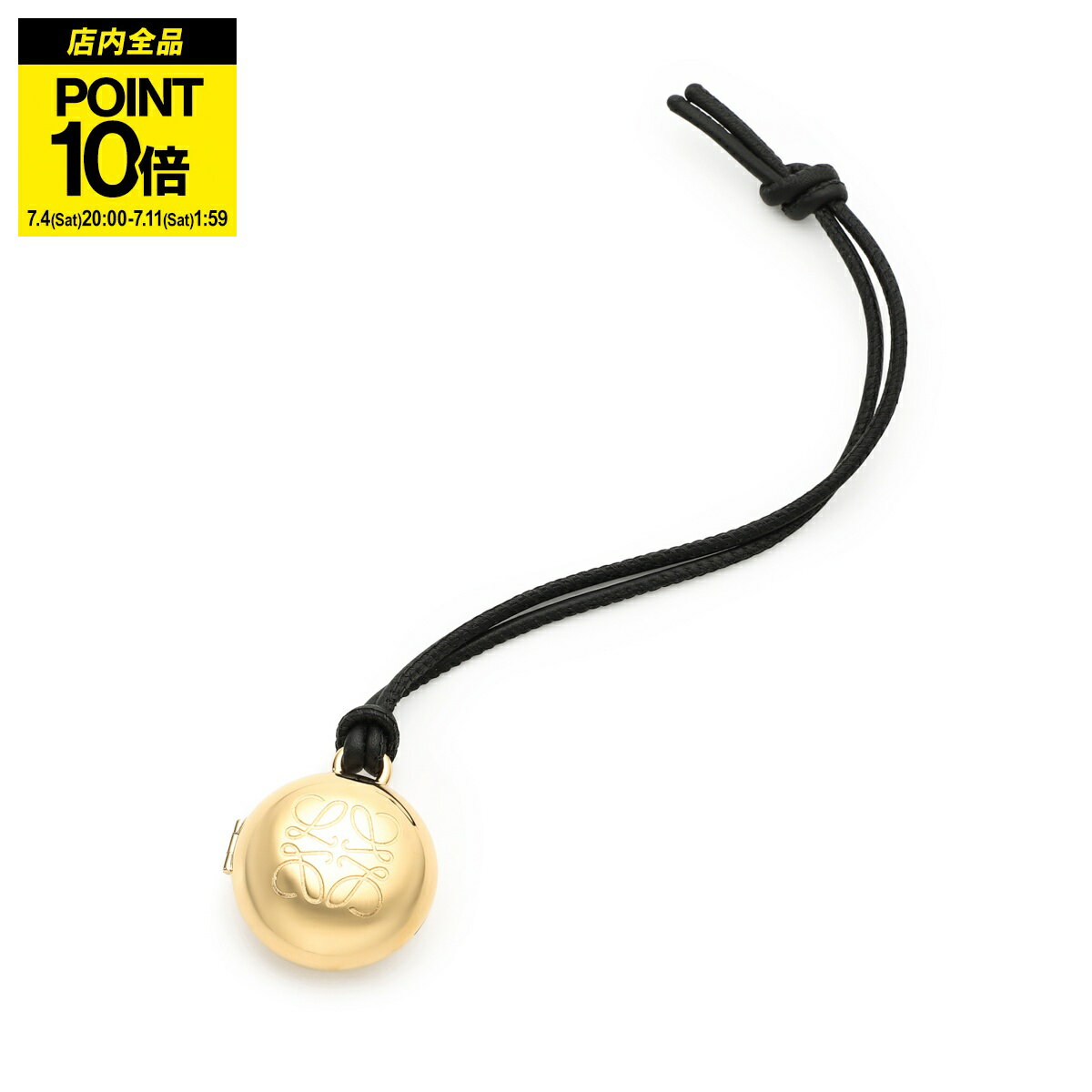 ロエベ LOEWE チャーム バッグチャームゴールド ゴールド レディース ANAGRAM PEBBLE LOCKET CHARM