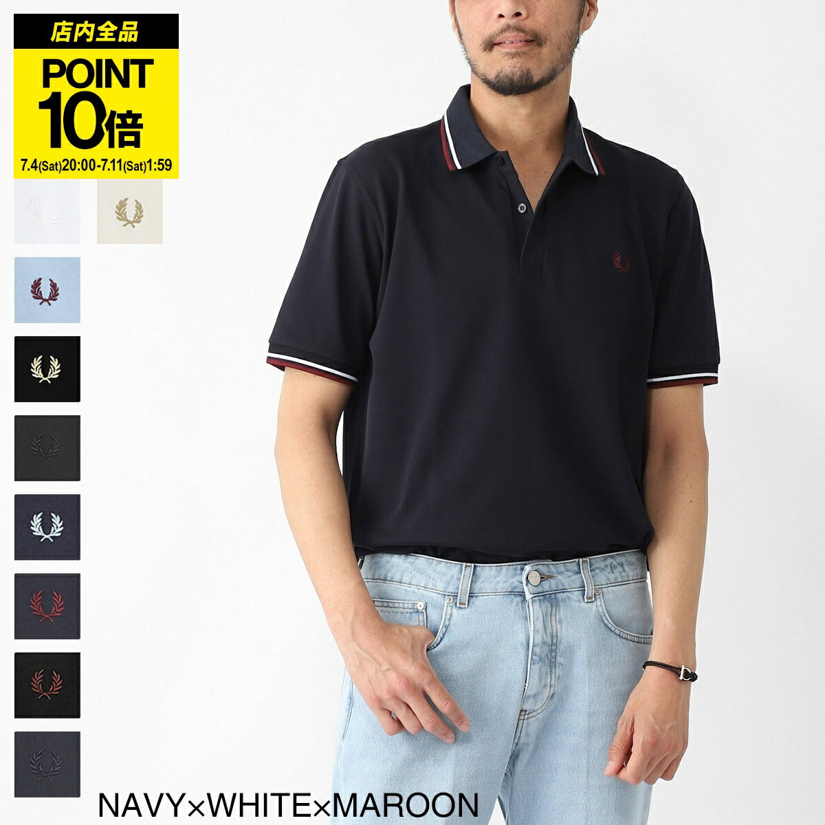 楽天市場】fred perry m12 black blackの通販