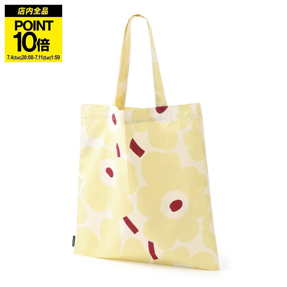 『ネコポス対応(3点まで)』マリメッコ marimekko トートバッグ イエロー レディース 073013 282 PIENI UNIKKO