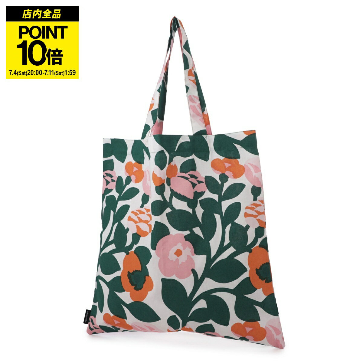 『ネコポス対応(3点まで)』マリメッコ marimekko トートバッグ マルチカラー レディース 073876 163 PIENI GREEN GREEN