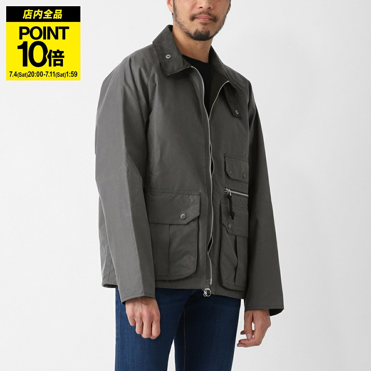 バブアー Barbour ワックスコーティング ジャケット グレー メンズ mwx2536gy71 asphalt RE-ENGINEERED BLACKETT SPEY WAXED JACKET リ エンジニアード スペイ