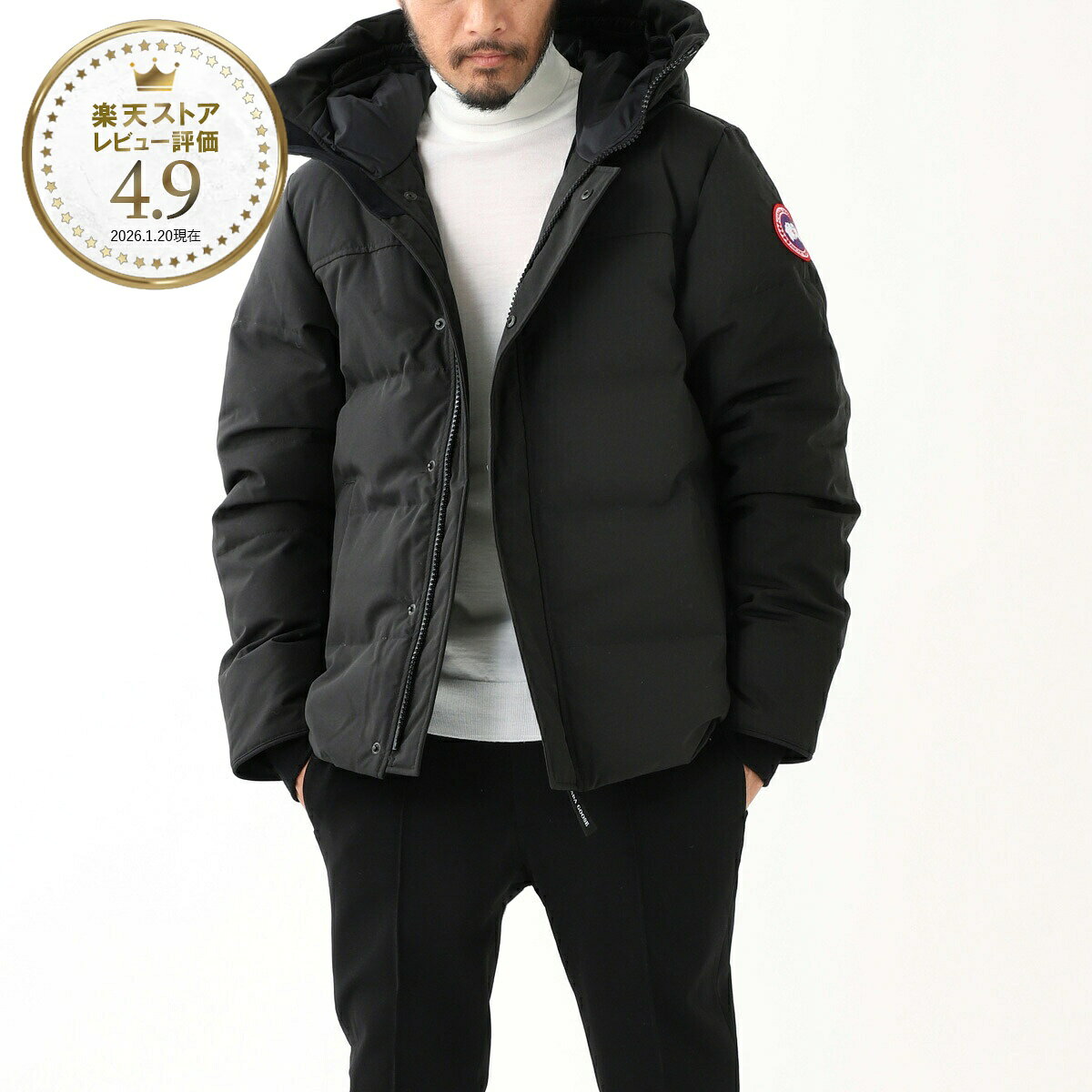 カナダグース CANADA GOOSE ダウンジャケット ブラック メンズ 2080m 61 black MACMILLAN PARKA マクミラン パーカ