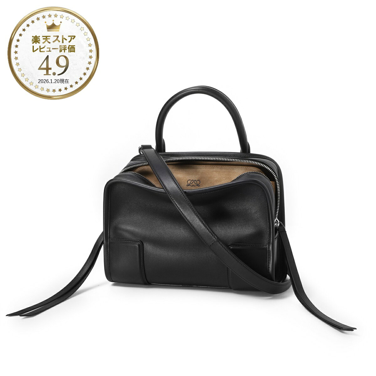 ロエベ LOEWE ハンドバッグ 3WAY ショルダーバッグ クロスボディバッグ ブラック レディース AMAZONA 180 SMALL BAG アマソナ180 バッグ スモール【返品送料無料】[2026SS]