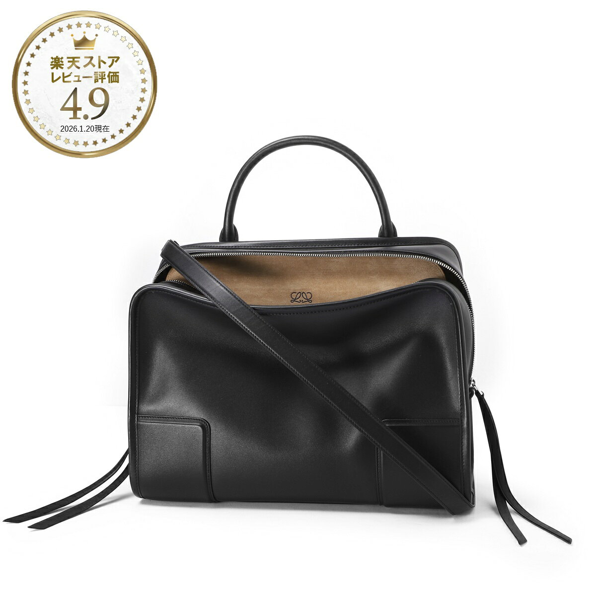 ロエベ LOEWE ハンドバッグ 3WAY ショルダーバッグ クロスボディバッグ ブラック レディース AMAZONA 180 LARGE BAG アマソナ180 バッグ ラージ【返品送料無料】[2026SS]