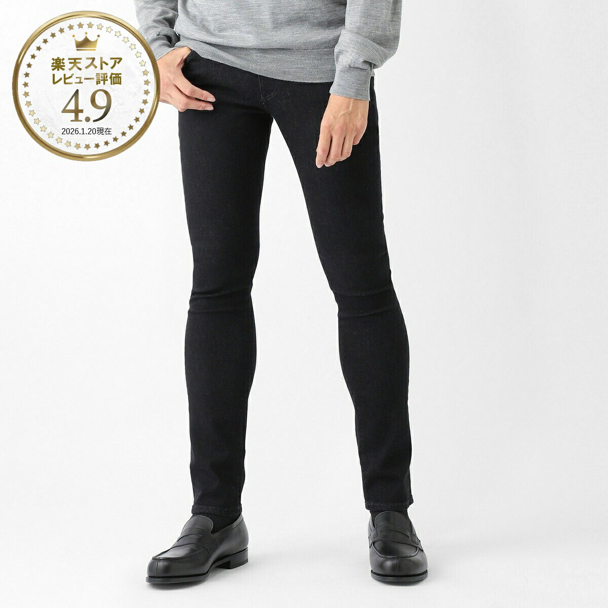 ピーティートリノデニム PT TORINO DENIM ジップフライジーンズ ブラック メンズ c5dp05z0 ca4710 sk53 SWING SUPERSLIM FIT