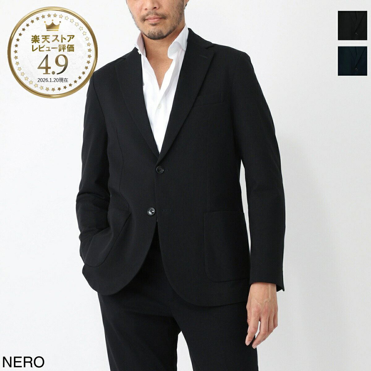 チルコロ CIRCOLO 1901 2つボタン イージージャケット メンズ 大きいサイズあり cn4688 001 PIQUET TRAVEL STRETCH