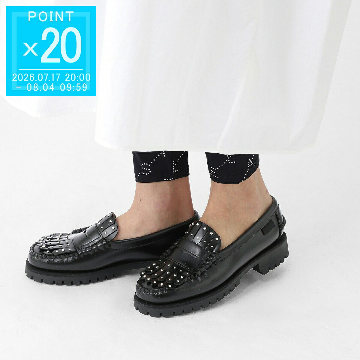 ウィークエンドマックスマーラ WEEKEND Max Mara ローファー ブラック レディース weekendanlug 2525526015600 001 SEBAGO コラボ WEEKENDANLUG Dan ラグローファー