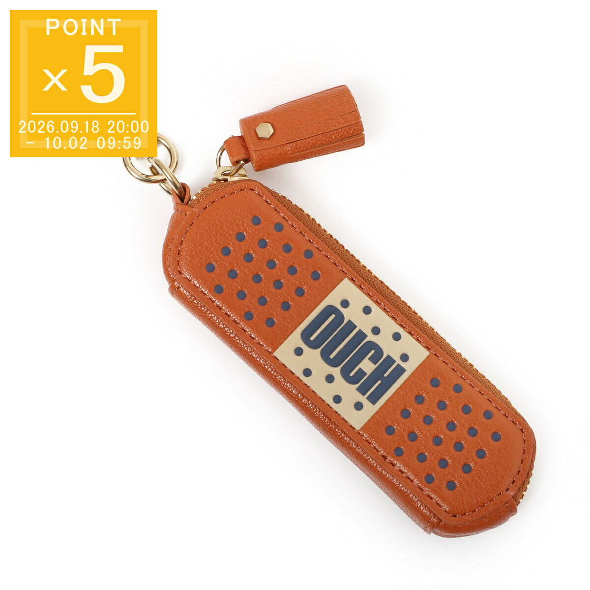 アニヤ・ハインドマーチ ANYA HINDMARCH ポーチ バッグチャームケース オレンジ レディース Plaster Charm【返品送料無料】[2026AW]