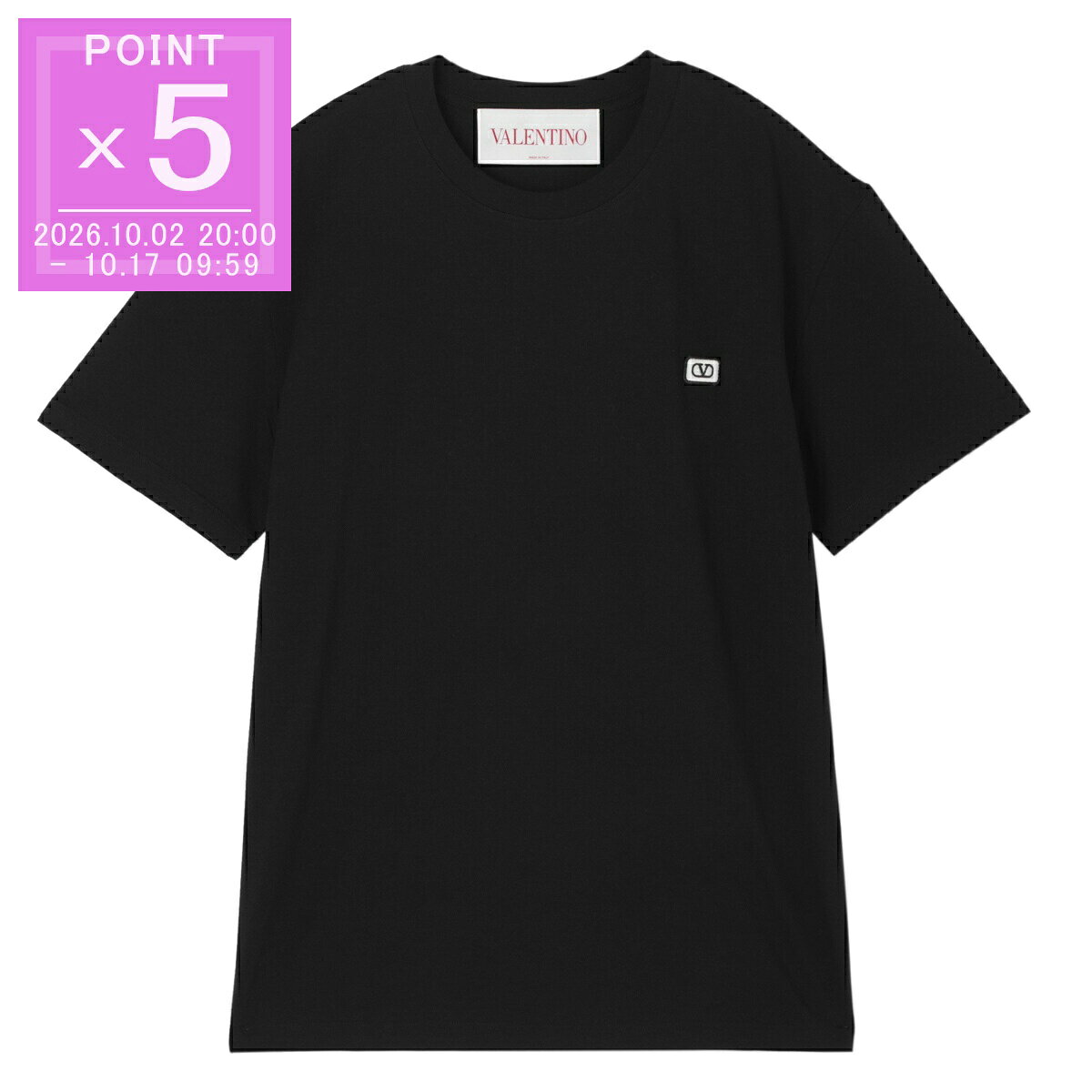 VALENTINO Valentino VLOGO PATCH Tシャツ