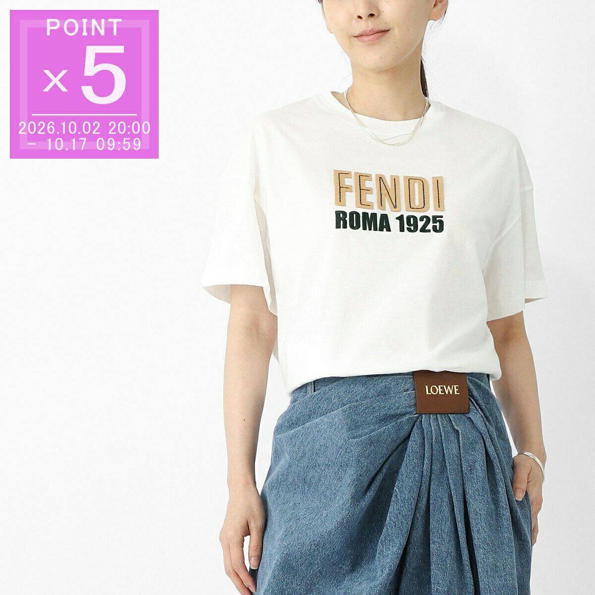 楽天市場】フェンディ Tシャツ（レディースファッション）の通販