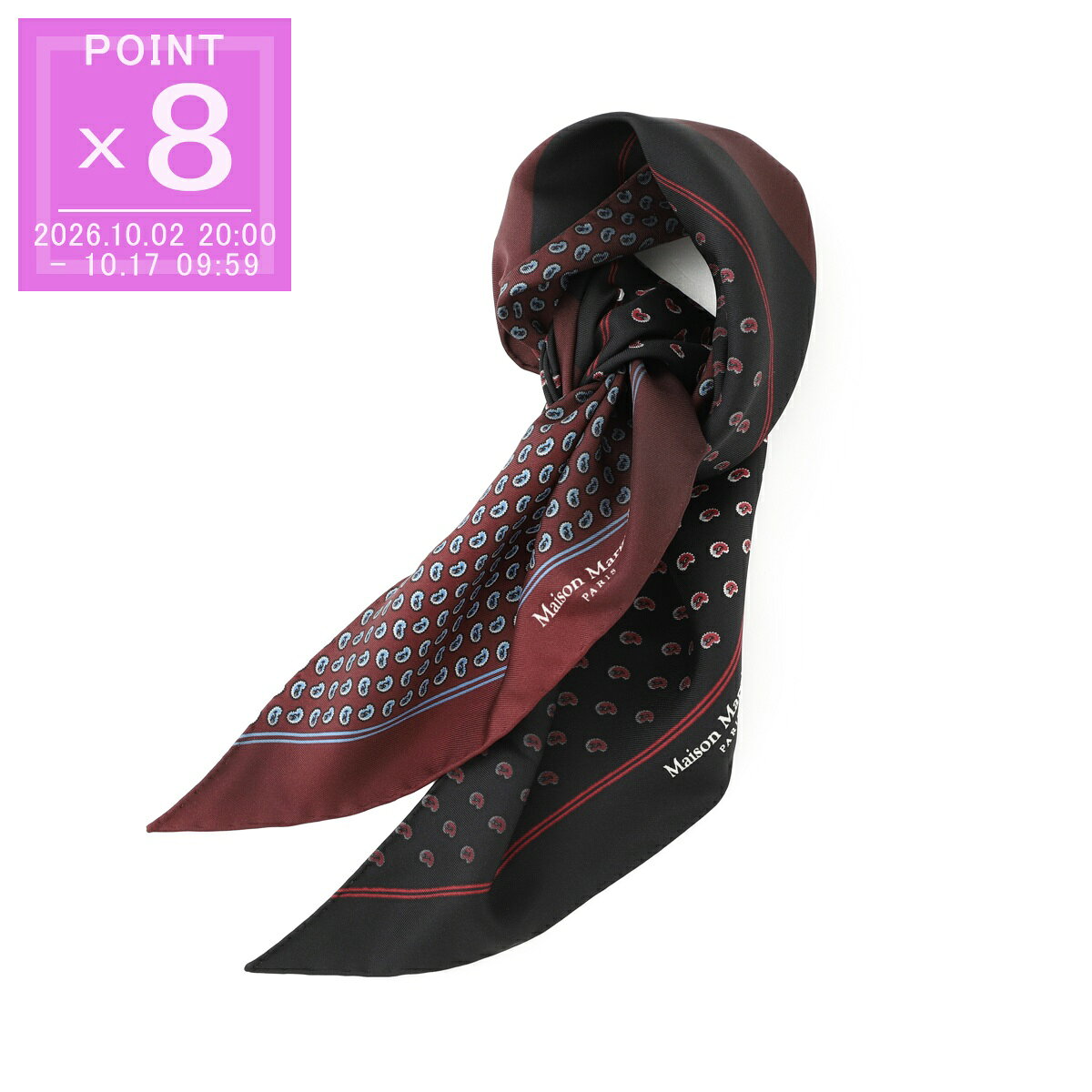 Maison Margiela Maison Margiela PAISLEY SILK SCARF マフラー