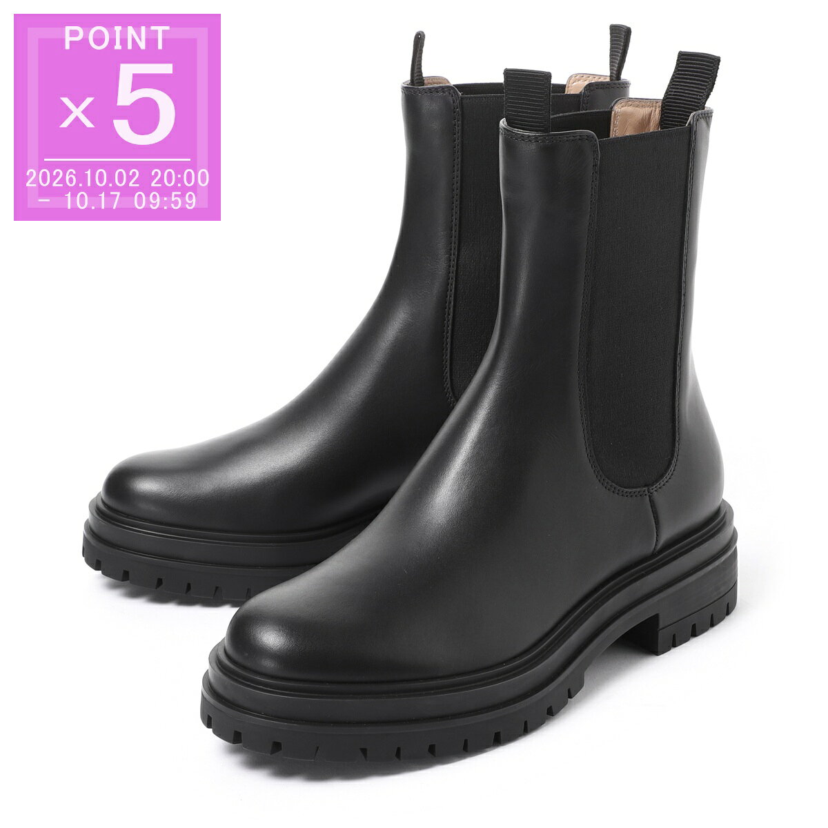 ジャンヴィト ロッシ GIANVITO ROSSI チェルシーブーツ CHESTER ラウンドトゥ サイ...