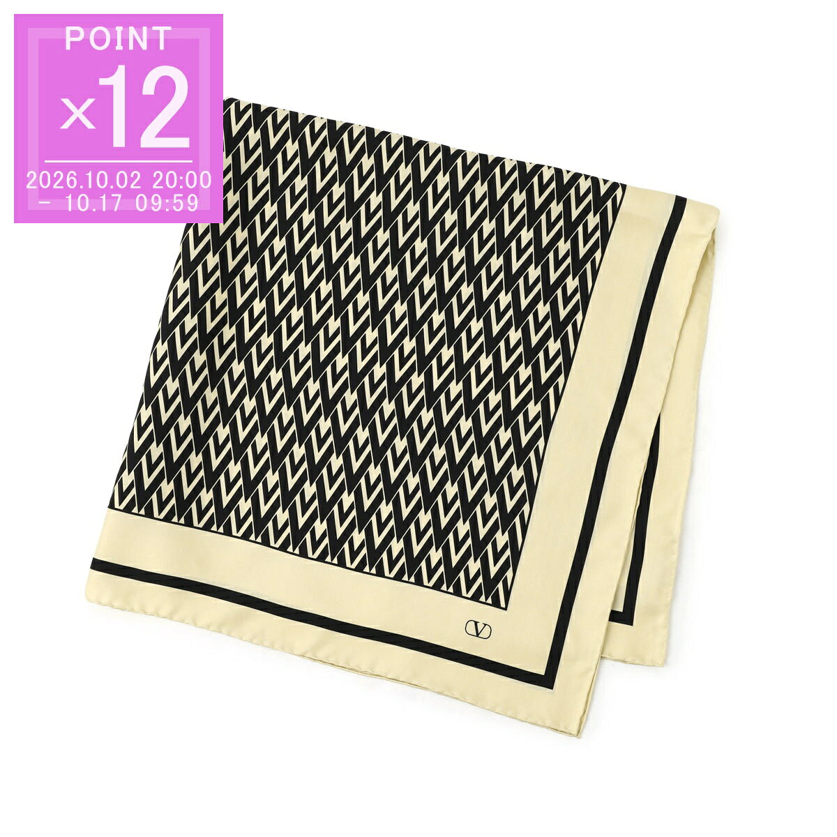 VALENTINO Valentino SILK SCARF マフラー