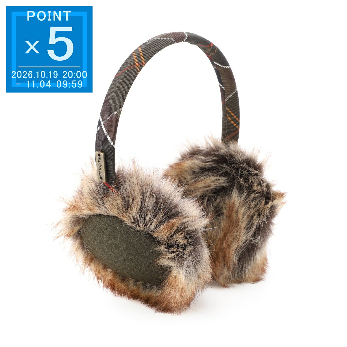 バブアー Barbour イヤーマフ マルチカラー レディース lac0336tn11 classictartan BARRHILL FAUX-FUR EAR MUFFS【返…
