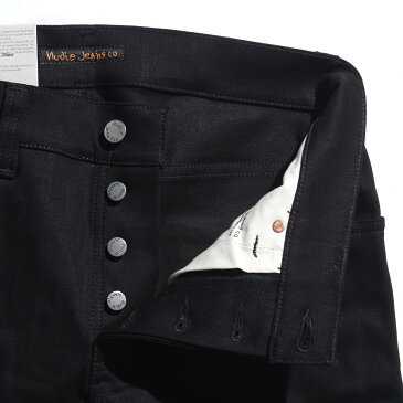 ヌーディージーンズ nudie jeans co ボタンフライジーンズ ブラック メンズ コットン grim tim 112302 GRIM TIM SLIM REGULAR FIT【あす楽対応_関東】【ラッピング無料】【返品送料無料】【180421】[FFPN][FFPT]
