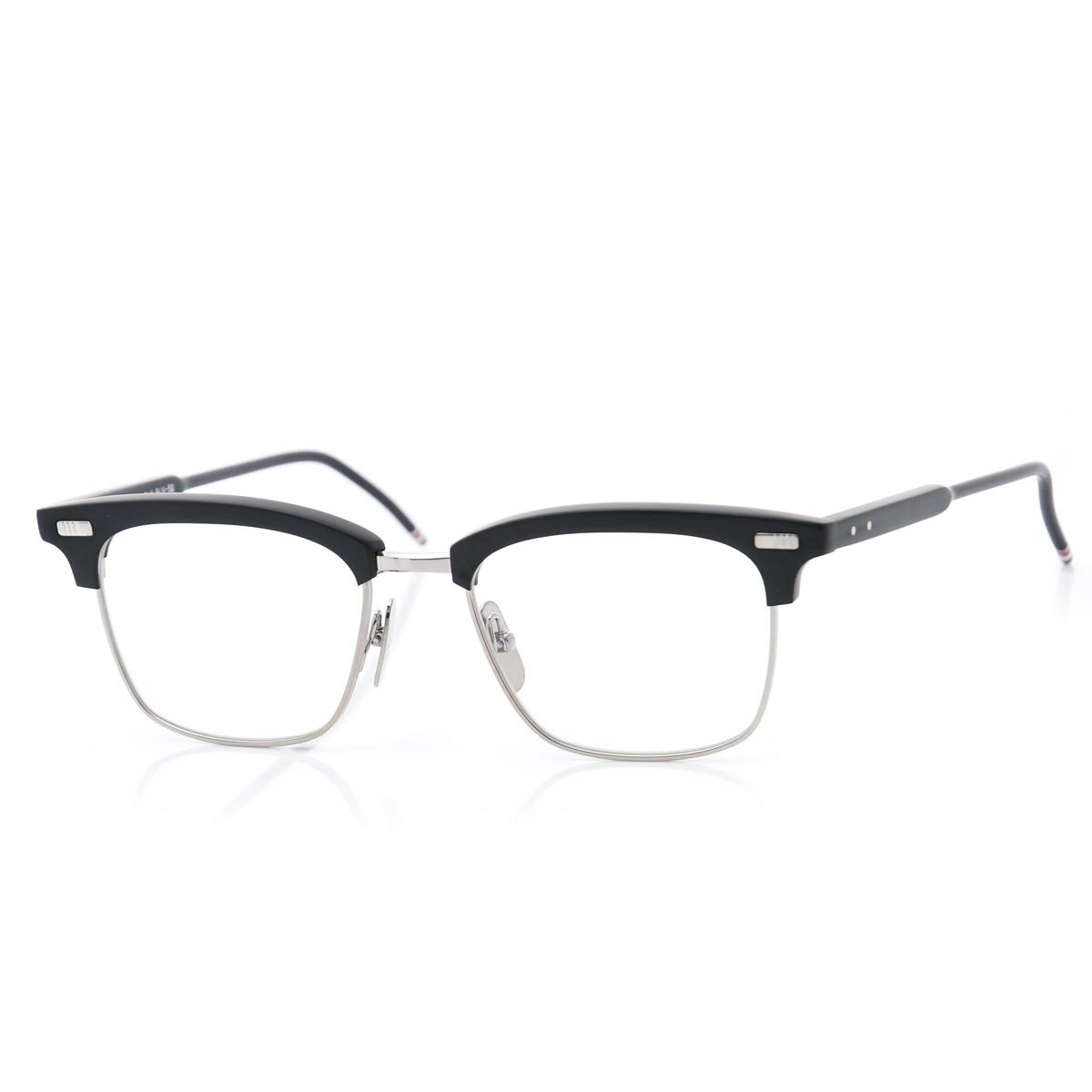 トムブラウン THOM BROWNE. 眼鏡 メガネ ブラック メンズ ギフト プレゼント tb 711 b blk slv 52 サーモント【返品送料無料】【ラッピング無料】【190704】