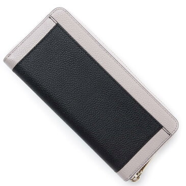 ケイトスペード Kate Spade ラウンドファスナー 長財布 小銭入れ付き レディース ギフト レザー slim continental wallet pwru7100 106 black warm taupe MARGAUX SLIM CONTINENTAL【あす楽対応_関東】【返品送料無料】【190403】