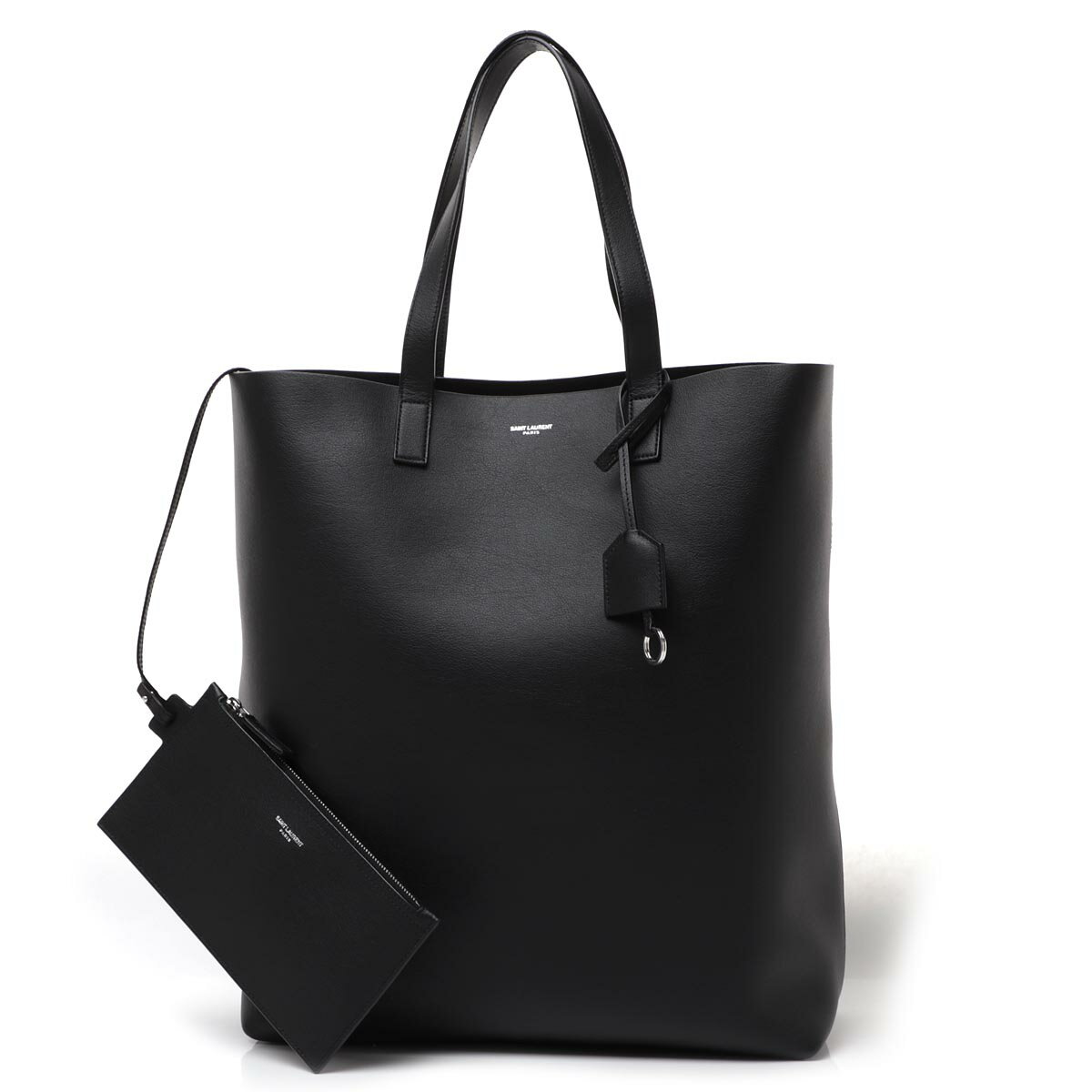 サンローラン SAINT LAURENT トートバッグ ショッピングバッグ ブラック メンズ 591747 csu0n 1000 SHOPPING BAG MUFLONE SFODERATO【返品送料無料】【ラッピング無料】