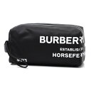 バーバリー BURBERRY ポーチ ブラック メンズ ケース 8014759 black HORSE FERRY PRINT NYLON POUCH【あす楽対応_関東】【返品送料無料】【ラッピング無料】