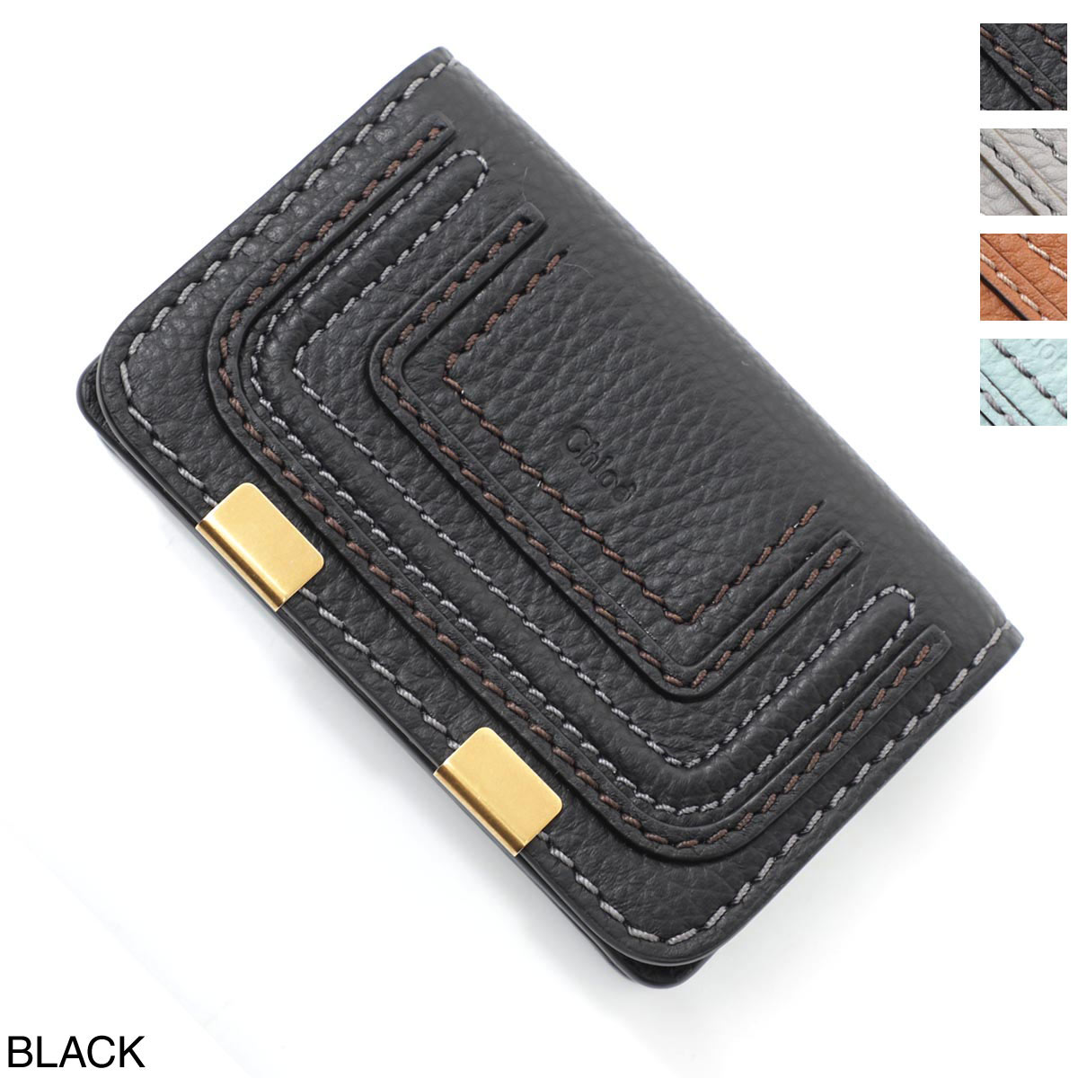 クロエ Chloe カードケース レディース ギフト プレゼント レザー 本革 名刺入れ chc19wp574161 3p0574 161 001 black MARCIE マーシー【あす楽対応_関東】【返品送料無料】【ラッピング無料】