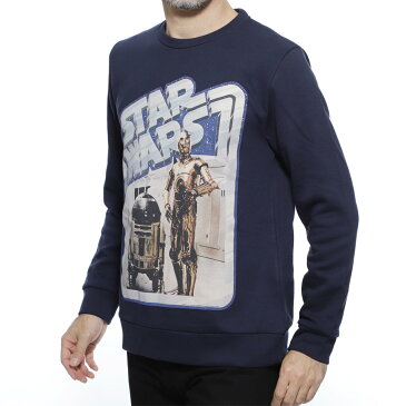 エトロ ETRO スウェット ブルー メンズ カットソー カジュアル トップス 1y441 9056 0200 ETRO X STAR WARS SWEAT SHIRT スター・ウォーズ C1-P8 D-3BO【あす楽対応_関東】【返品送料無料】【ラッピング無料】