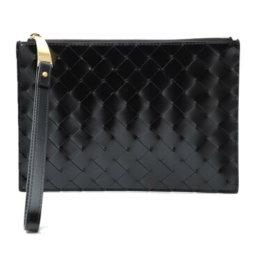 ボッテガヴェネタ BOTTEGA VENETA ポーチ ブラック レディース ギフト プレゼント レザー 本革 592052 vmbi1 8648 スパッツォラートカーフ SMALL【あす楽対応_関東】【返品送料無料】【ラッピング無料】