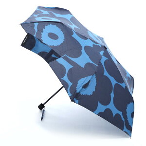 マリメッコ marimekko 折りたたみ傘 ブルー レディース 048204 550 MANUAL UNIKKO【あす楽対応_関東】【返品送料無料】【ラッピング無料】