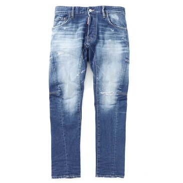 ディースクエアード DSQUARED2 ジーンズ ボタンフライジーンズ ブルー メンズ コットン 綿 デニム s74lb0675 s30663 470 TIDY BIKER JEAN ティディ バイカー【あす楽対応_関東】【返品送料無料】【ラッピング無料】